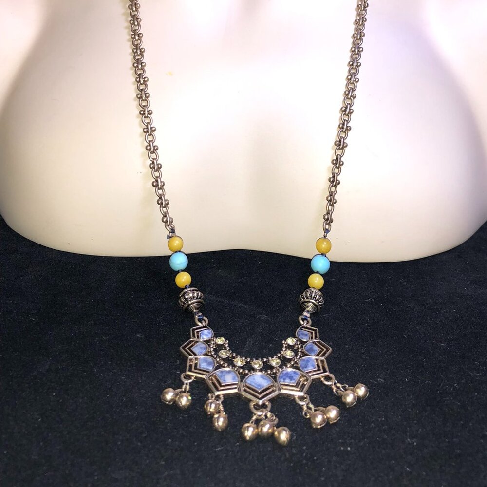 CHLOE + ISABEL Indigo Caravan Boho Pendant Necklace - N532BLAG